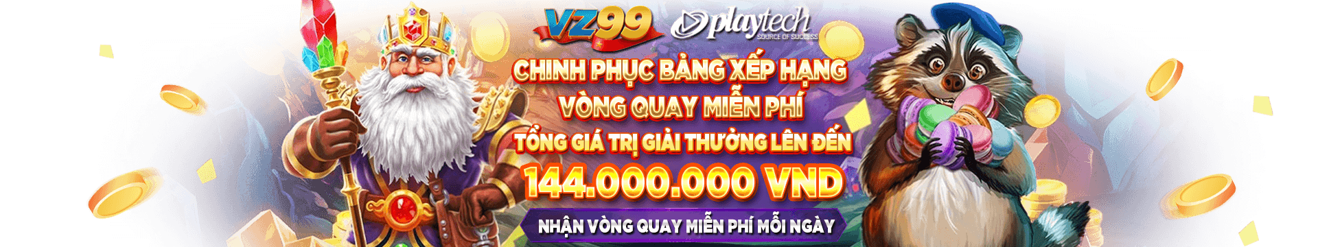 Chinh phục vòng quay miễn phí tại VZ99